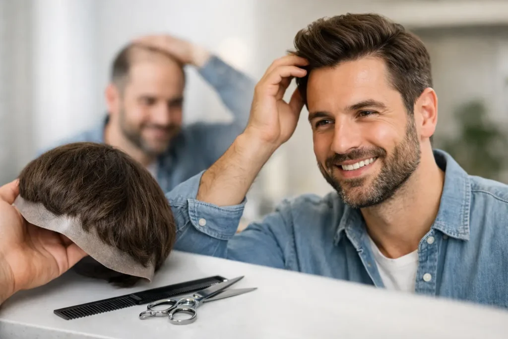 Prótesis capilares personalizadas que parecen tuyas