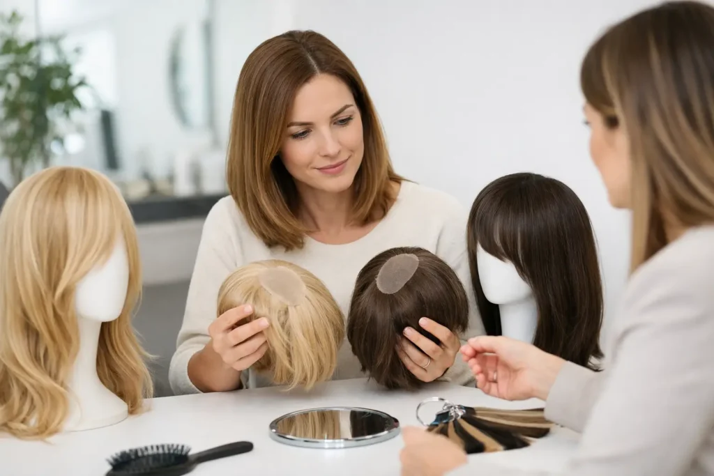 Cómo elegir prótesis capilar femenina sin equivocarte