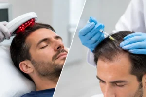Láser capilar o mesoterapia para la caída